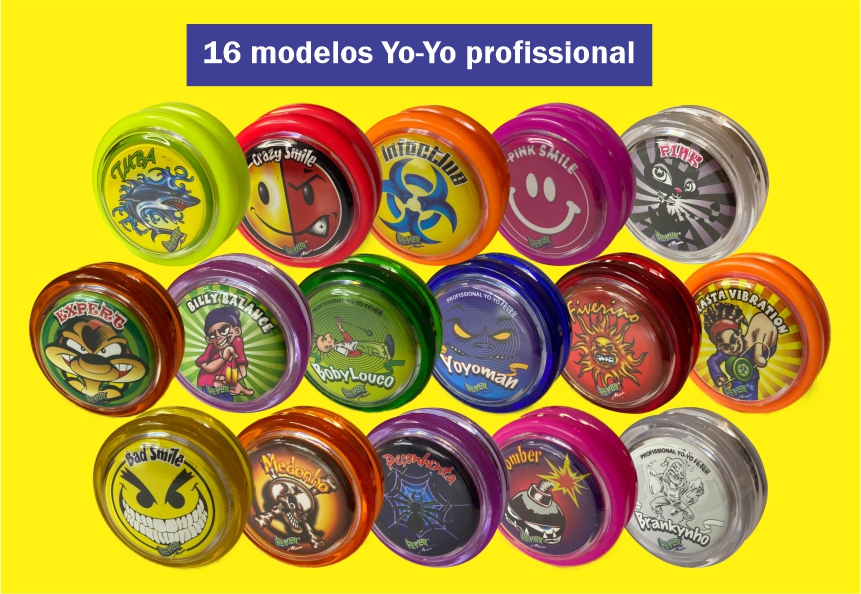 Kit PROMOCIONAL - 16 modelos de YO-YO Profissional